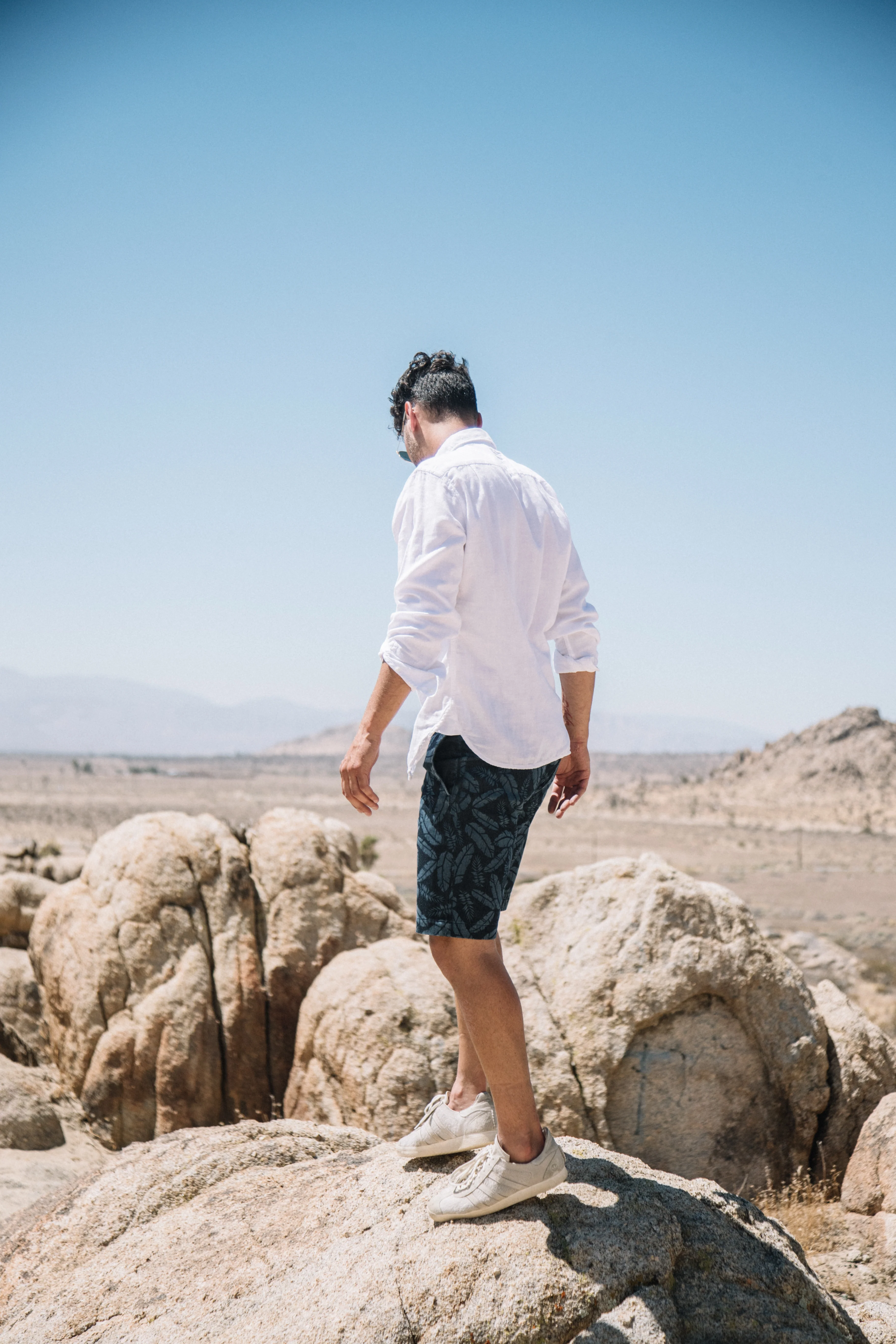 The Ripper Double Gauze Organic Cotton Shirt - White - Image 5