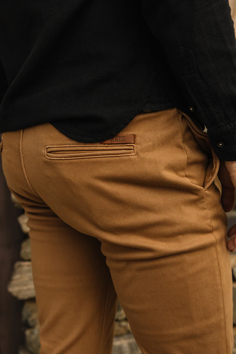 The Axe Slim Denit® Chino - Khaki - Image 5