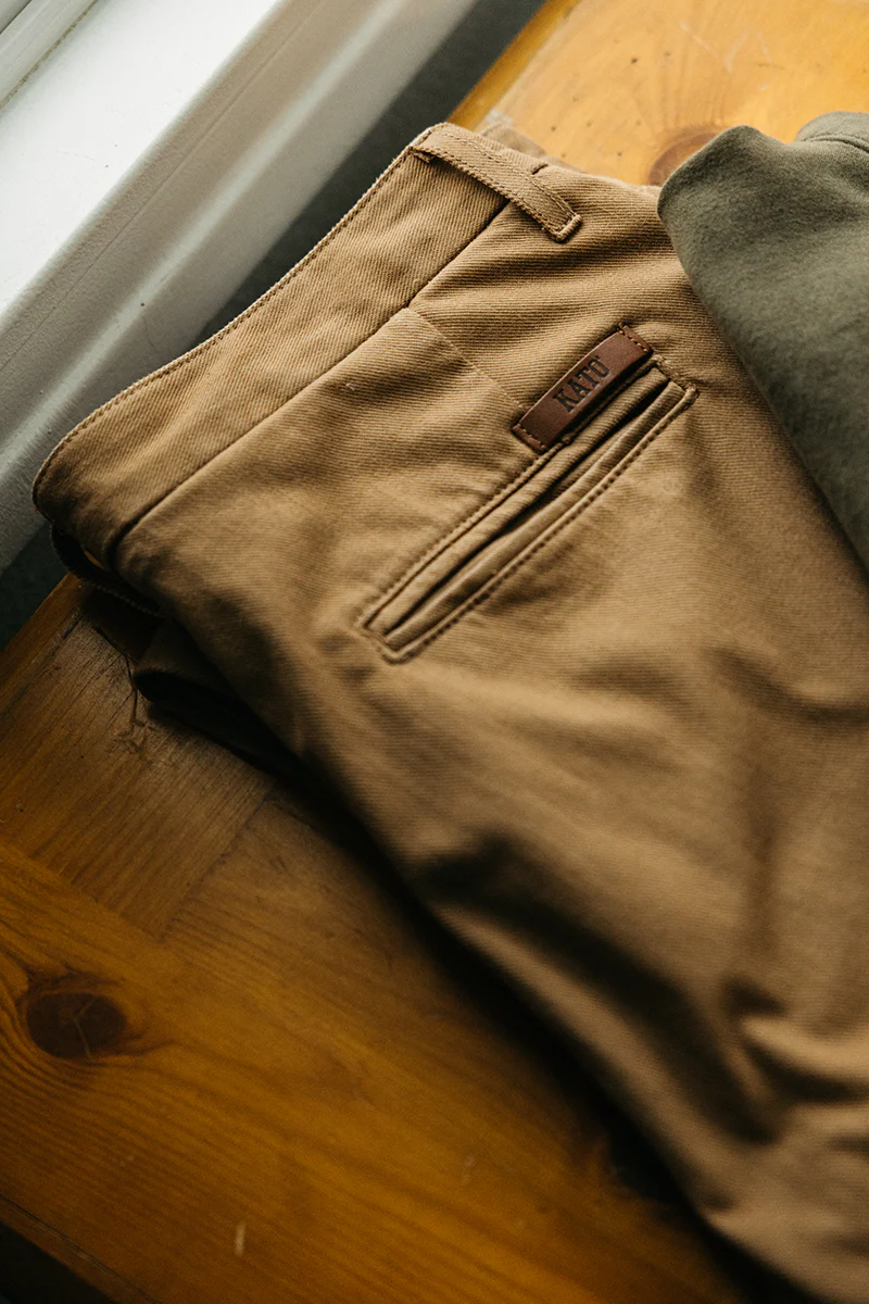 The Axe Slim Denit® Chino - Khaki - Image 6