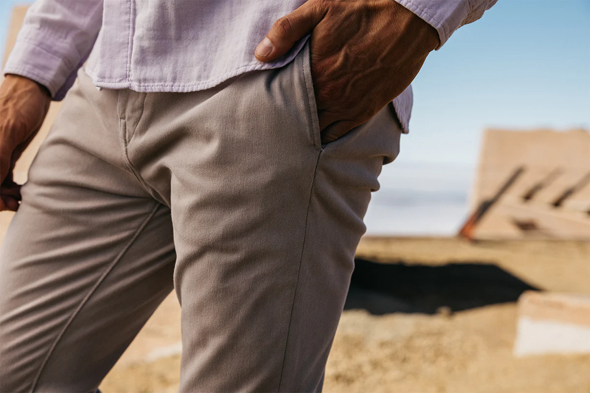 The Axe Slim Denit® Chino - Sand beige - Image 3