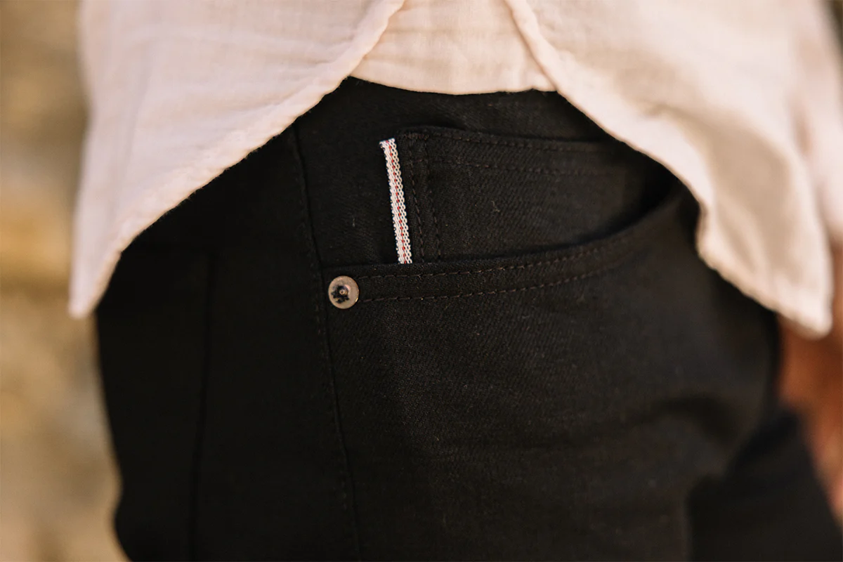 The Needle Skinny - Black Raw 10.5oz Selvedge - Image 3