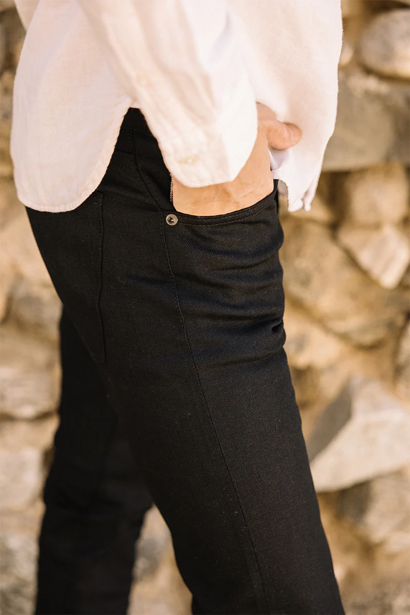 The Needle Skinny - Black Raw 10.5oz Selvedge - Image 7