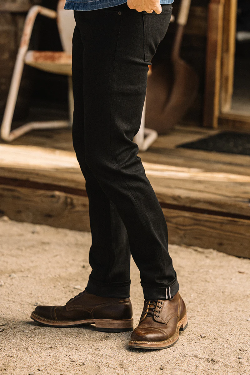 The Pen Slim - Black Raw 10.5oz Selvedge - Image 5