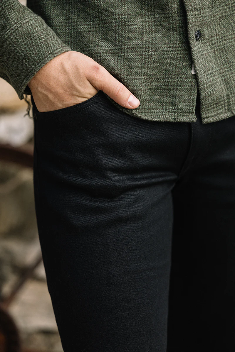 The Pen Slim - Black Raw 14oz Selvedge - Image 7