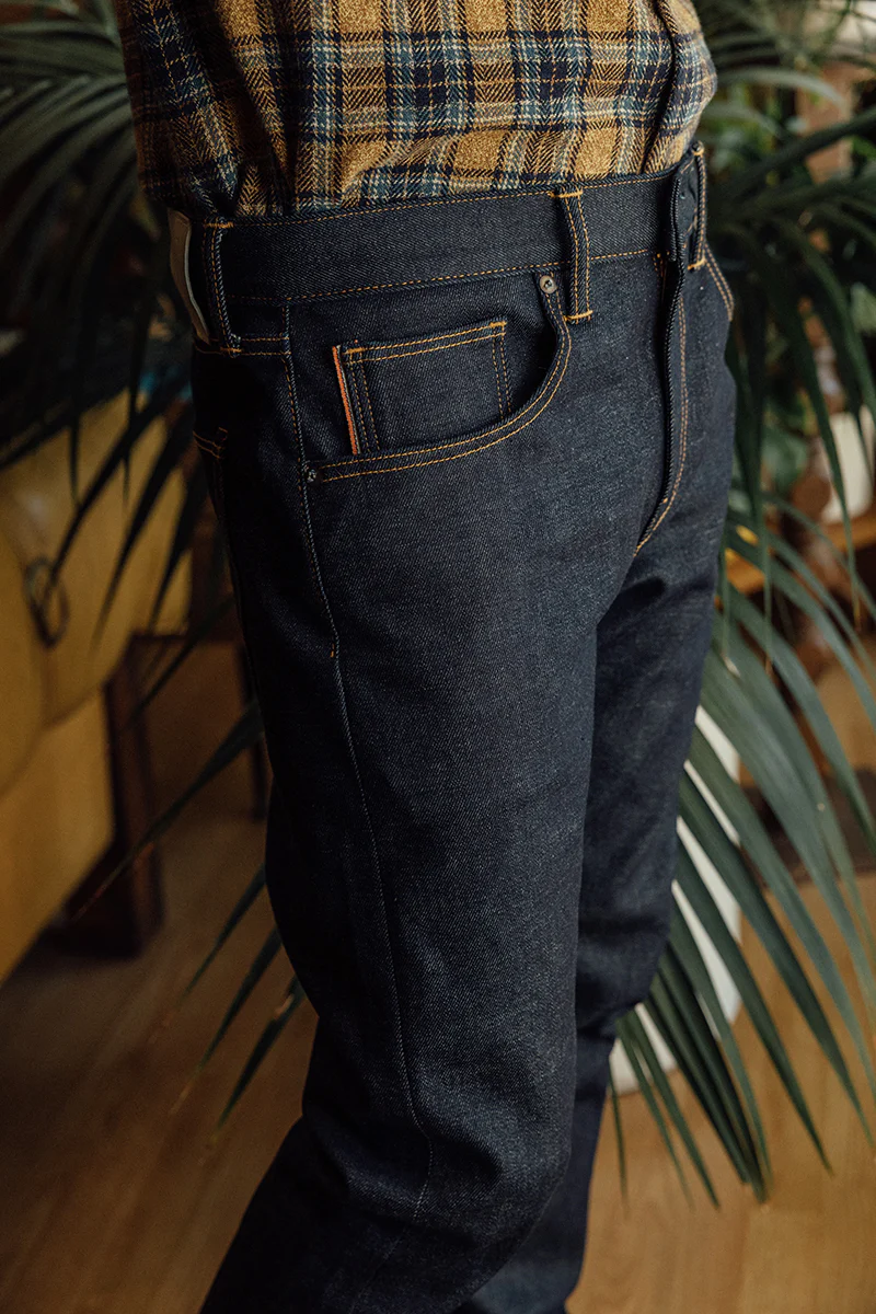 The Scissors Slim Tapered - Indigo Raw 14oz Selvedge - Image 4