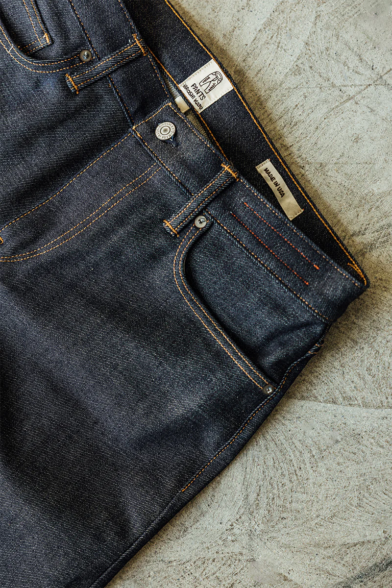 The Barrel Classic Straight - indigo Raw 14oz Selvedge - Image 5