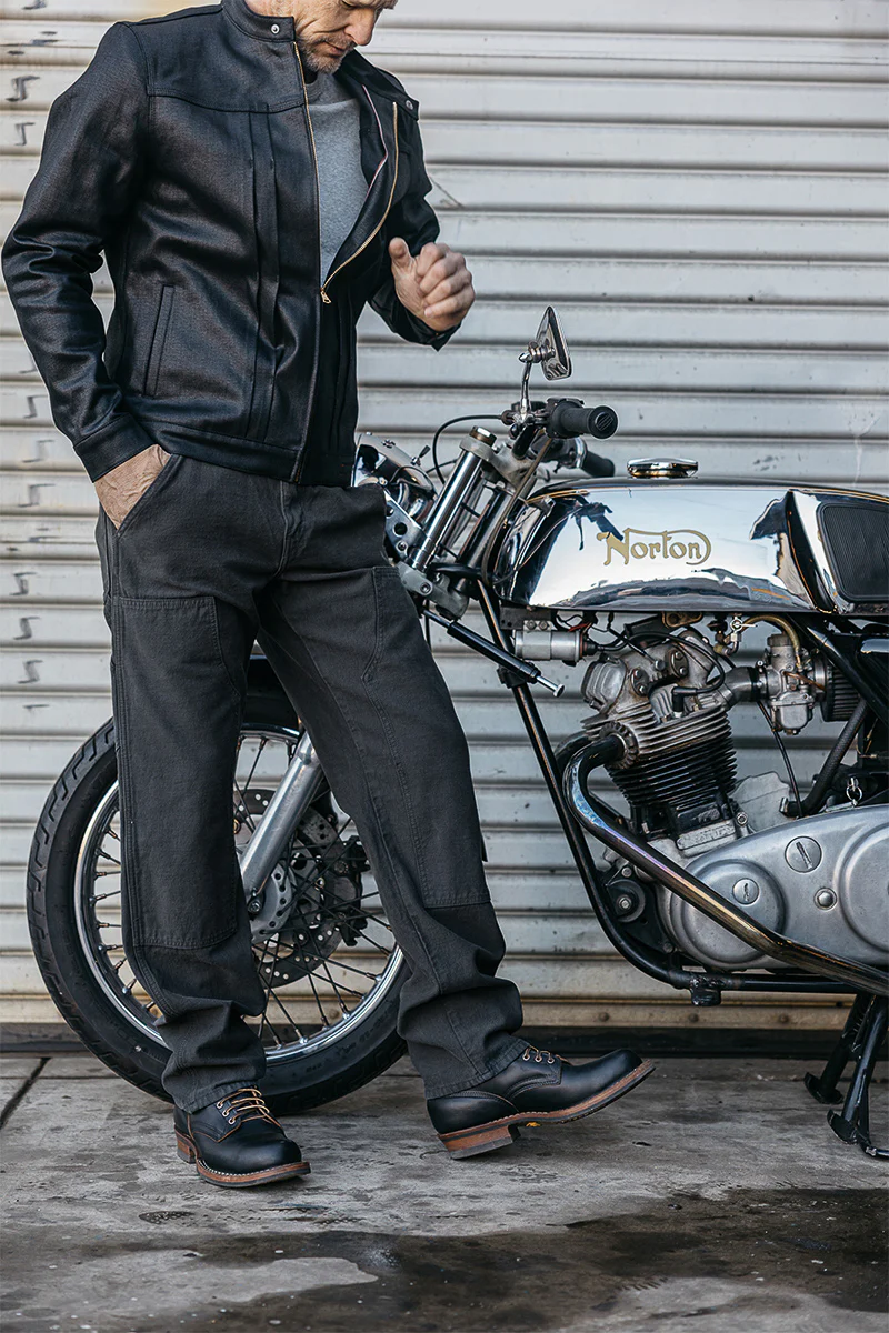 The Double Knee Pants Classic Straight - Concrete - Image 6