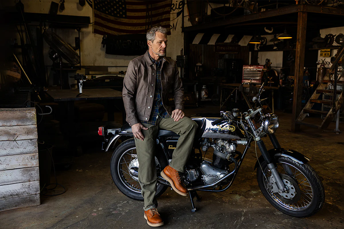 The Double Knee Pants Classic Straight - Sage Smoke - Image 3