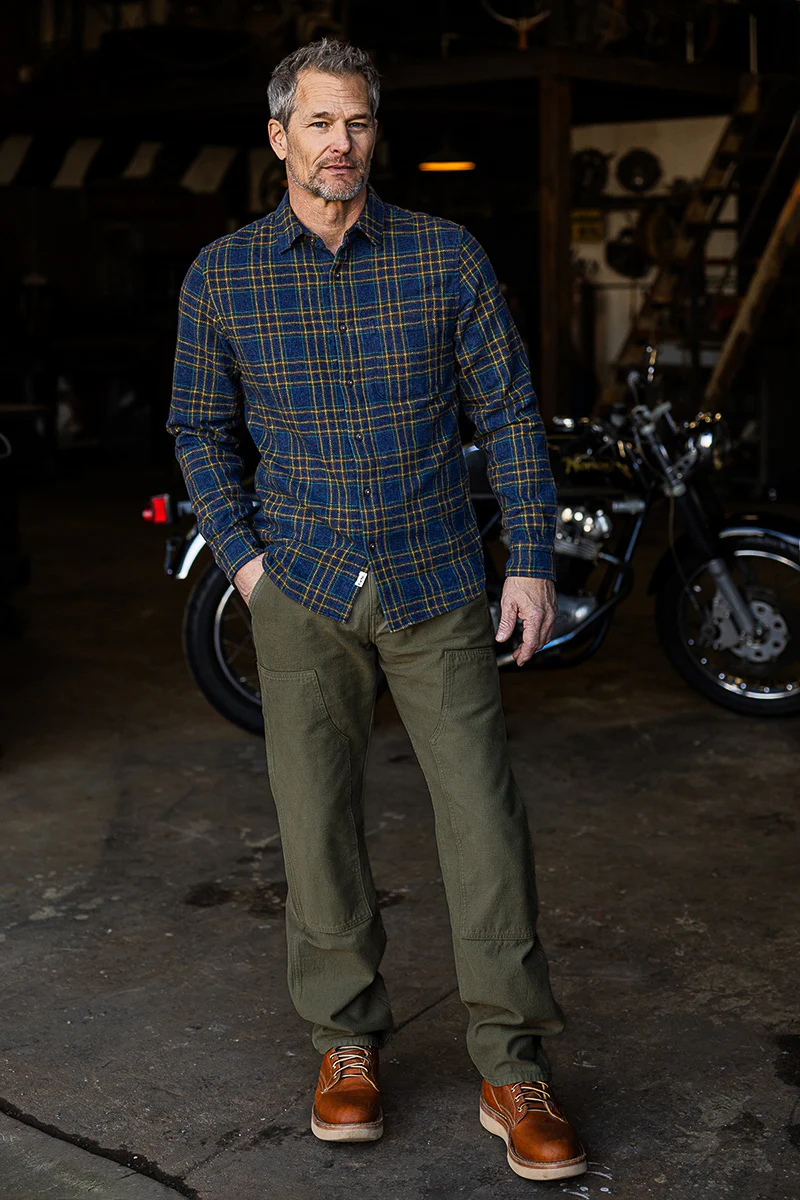 The Double Knee Pants Classic Straight - Sage Smoke - Image 4