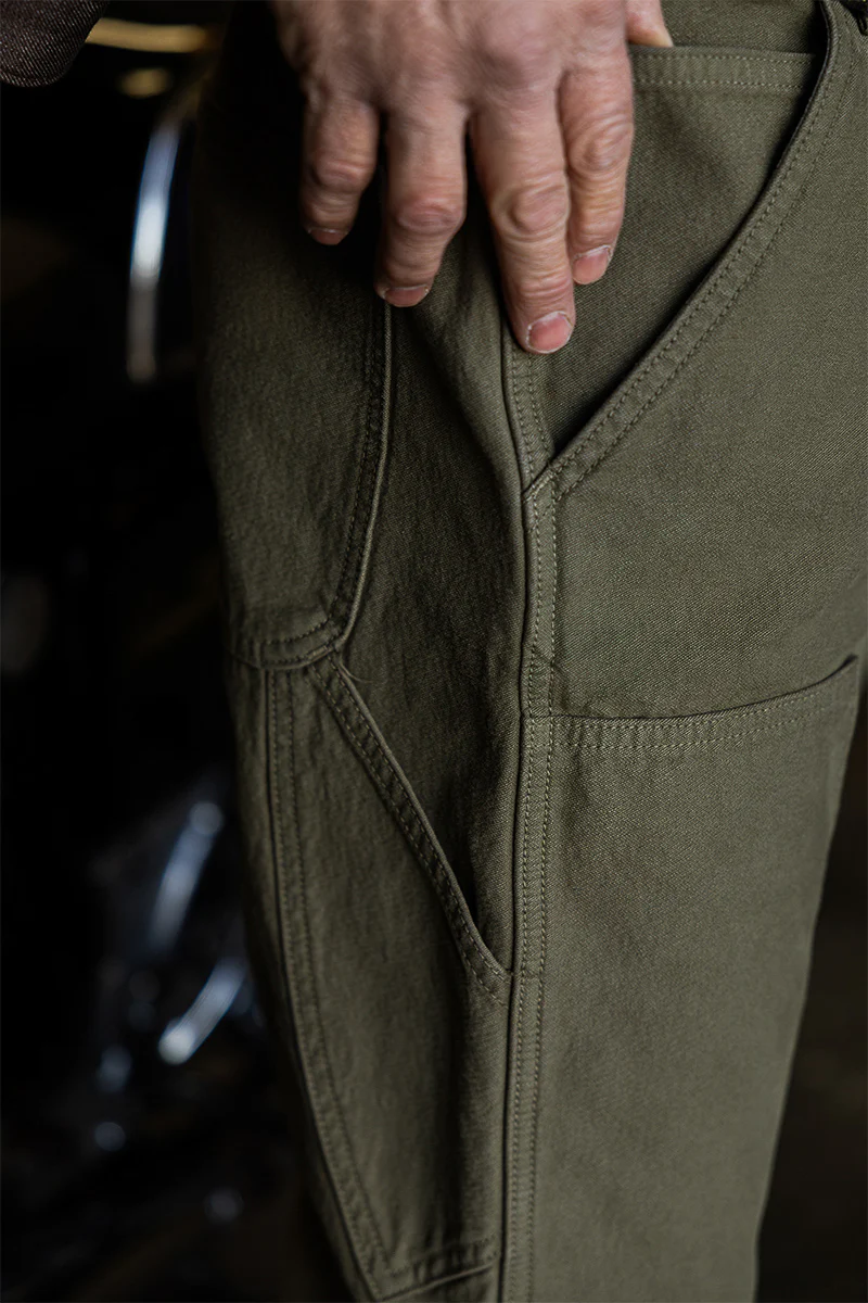 The Double Knee Pants Classic Straight - Sage Smoke - Image 5