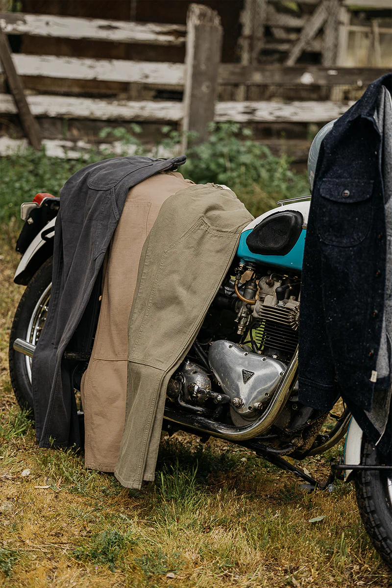 The Double Knee Pants Classic Straight - Sawdust - Image 6