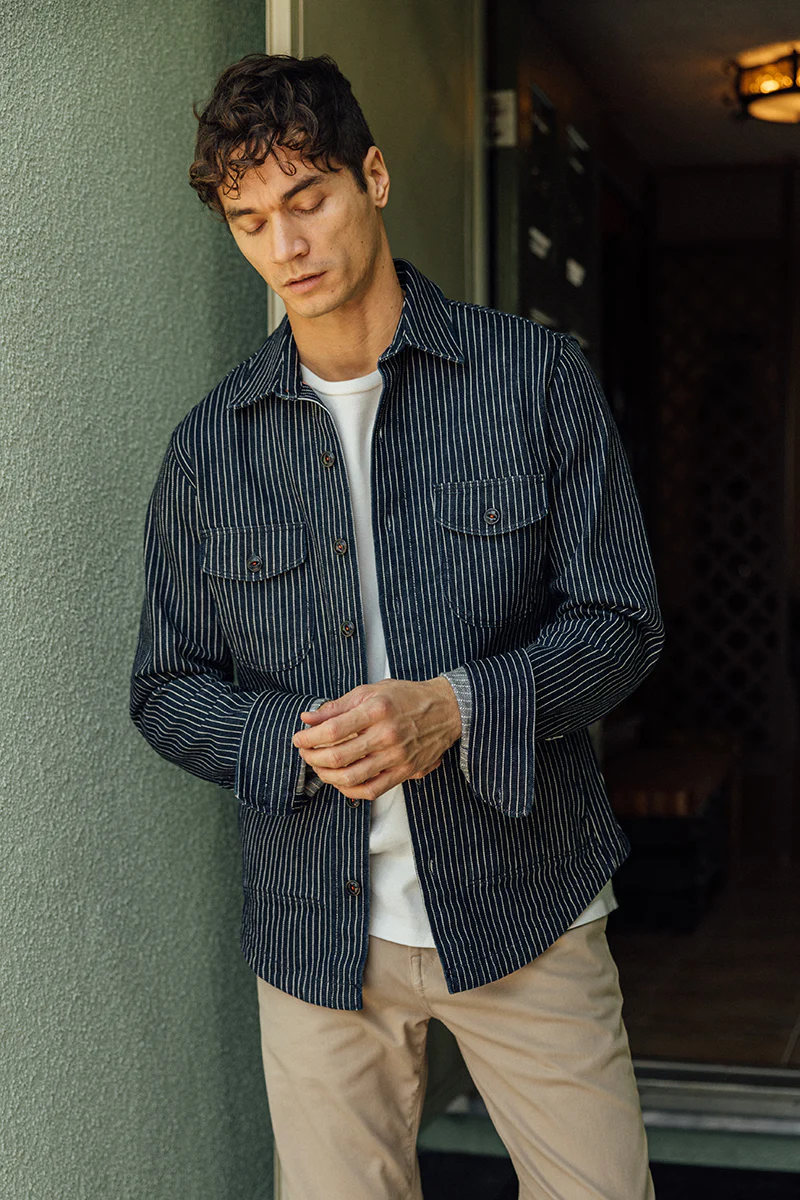 The Anvil Indigo Stripe - Rinse 14oz Selvedge - Image 6