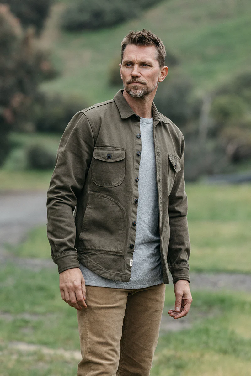 The Anvil Natural Slub - Military Green 14oz Selvedge - Image 6
