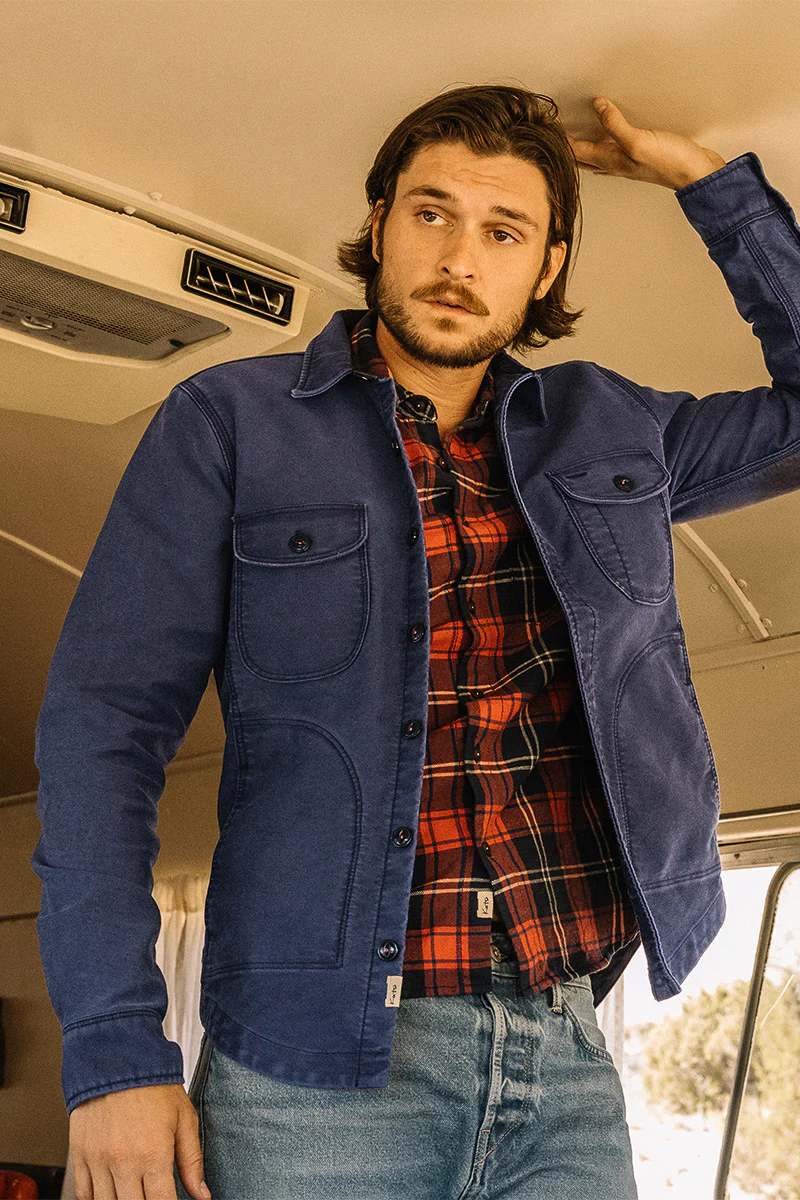 The Anvil Moleskin- Weathered Navy - Image 6