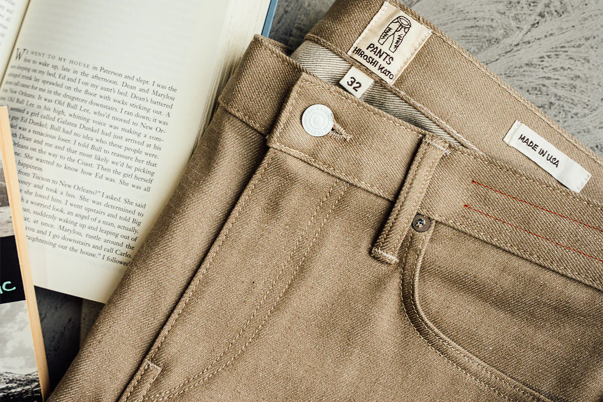 The Hammer Straight - Army Beige Raw 14oz Selvedge - Image 3