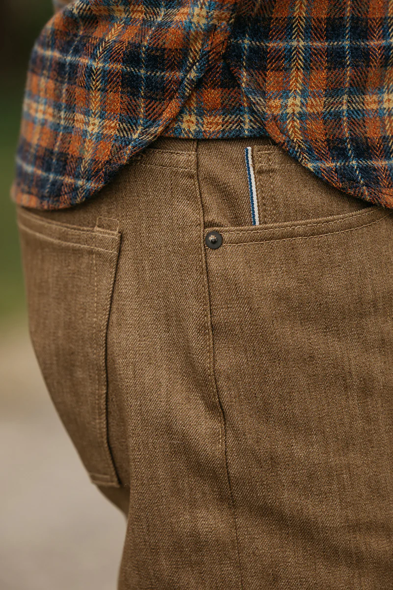 The Hammer Straight - Copper Raw 10.5oz Selvedge - Image 4